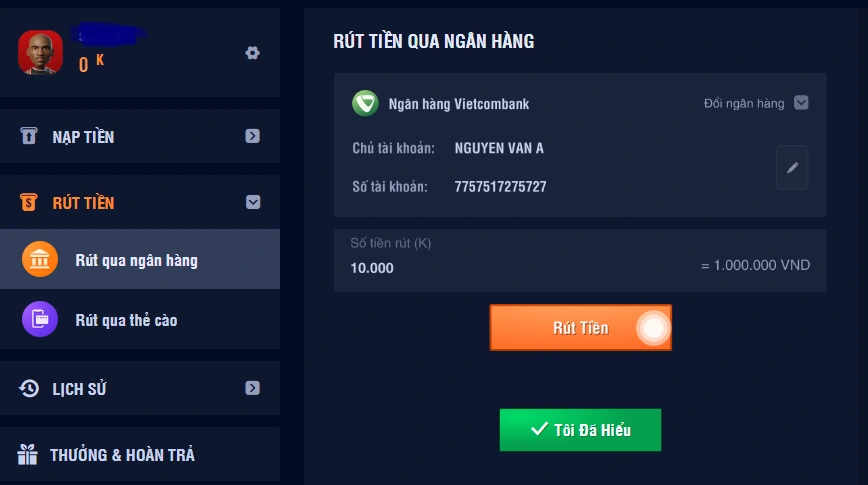 Hướng dẫn sử dụng giao diện chính Sa88 - Sa88