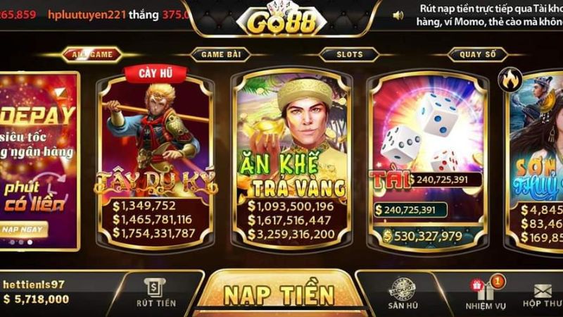 Máy đánh bạc được xếp hạng Xo88 là nền tảng duy nhất đảm bảo rút tiền không giới hạn - Xo88